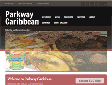 Tablet Screenshot of parkwaycaribbean.com